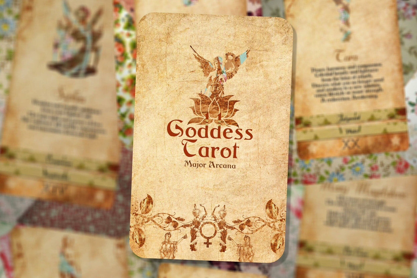 Tarot Deck - Goddess Power Cards - Major Arcana - Sacred Feminine