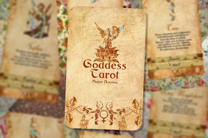Tarot Deck - Goddess Power Cards - Major Arcana - Sacred Feminine