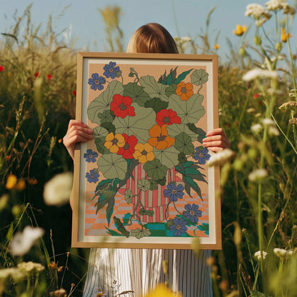 Nasturtiums Plant Art Print