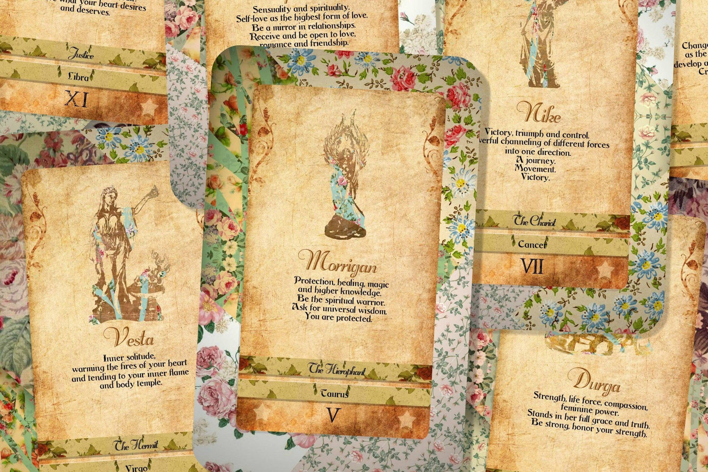 Tarot Deck - Goddess Power Cards - Major Arcana - Sacred Feminine