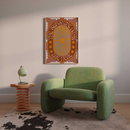 Sunshine Days Art Print