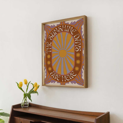 Sunshine Days Art Print